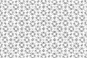 Filigranes Muster aus kurzen Strichen, Punkten und kleinen Kreuzen - als Hintergrund oder Überlagerung