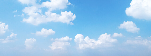white clouds on the blue sky perfect for the background