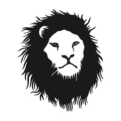 lion head vector