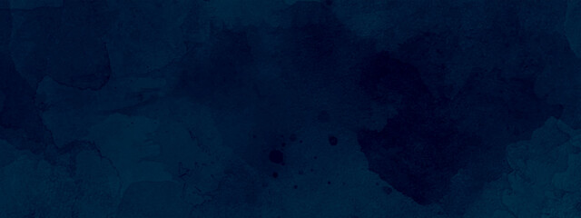 Panorama view blue background