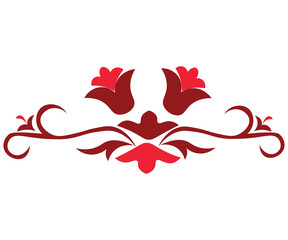 heart with wings and ribbon