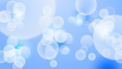 Abstract blue blur defocused bokeh background. Sparkling lights product background. Vector abstract graphic design banner pattern presentation background web template.