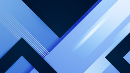 Abstract black and light blue contrast background with light, motion speed, overlap layer, geometric shape, and texture. Vector abstract graphic design banner pattern presentation web template.
