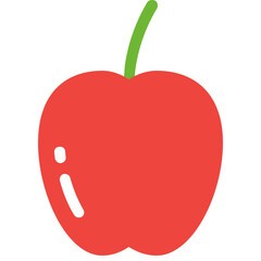 apple healthy fruit diet icon