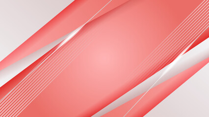 Abstract soft light red and white gradient minimal background. Vector abstract graphic design banner pattern presentation background web template.