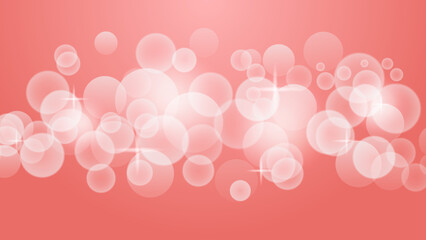 Abstract red bokeh blur background