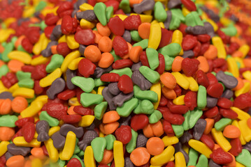 Sweet shop. Multicolored sweets for children