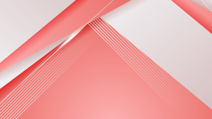 Abstract soft light red and white gradient minimal background. Vector abstract graphic design banner pattern presentation background web template.