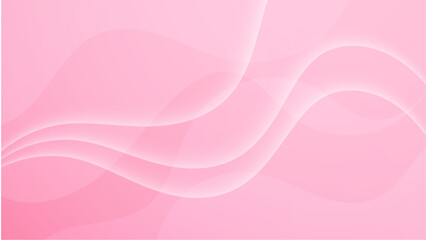 Abstract pink wave curve background