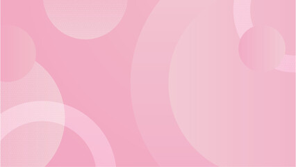 Abstract soft pink background with bubble bokeh and circle