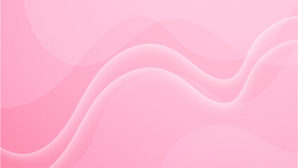 Abstract pink wave curve background