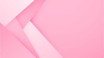 Abstract pink and white gradient background with overlap triangle and 3d light leaks. Modern trendy soft color for presentation design, flyer, social media cover, web banner, tech banner