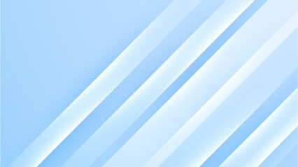 Obraz premium Abstract light blue and white gradient minimal background. Modern trendy fresh color for presentation design, flyer, social media cover, web banner, tech banner