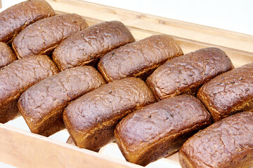 Fresh bread in bakery