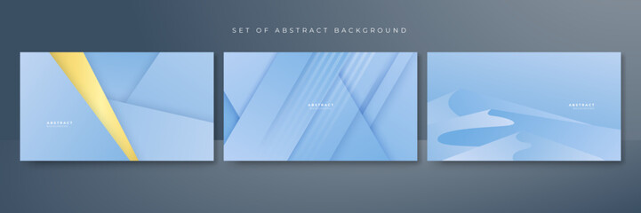 Light blue background with area for graphic elements or text. Minimal light blue background. Simple vector graphic pattern