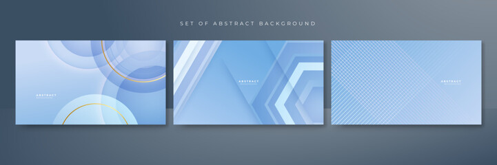 Light blue background with area for graphic elements or text. Minimal light blue background. Simple vector graphic pattern