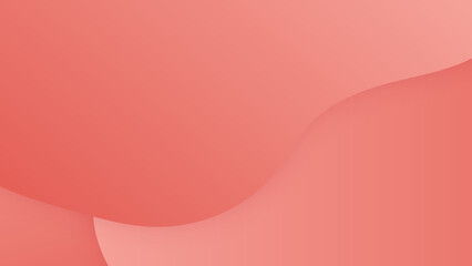 Abstract technology geometric red color shiny motion background. Vector abstract red wavy background. Curve flow motion