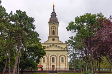 Fototapeta na wymiar Vladimirovac Romanian Orthodox Church