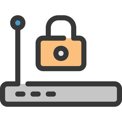 router lock icon