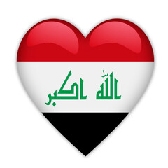 Iraq Flag Love Symbol