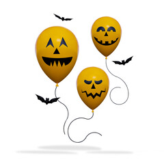 Happy Halloween 3d Illustration background