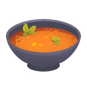 bol de soupe clipart