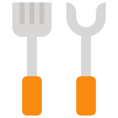 Fototapeta premium fork icon