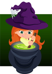 Cauldron witch
