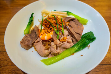Pho Bo or beef noudle, famous vietnamese food.
