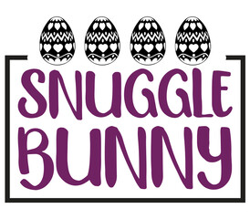 Snuggle bunny, Easter SVG Design, Easter Cut File, Easter SVG, Easter T-Shirt Design, Easter Design, Easter Bundle, Easter Bunny SVG, Easter Egg SVG