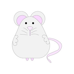 Obraz na płótnie Canvas Cute mouse 