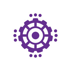 Gear Logo Template vector icon illustration design