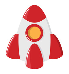 rocket toy icon