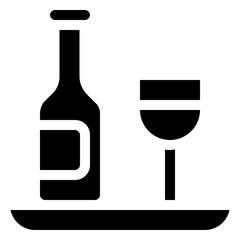 beer bottle glass icon