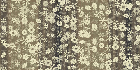 Classic wallpaper flower pattern background