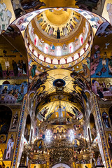 Fototapeta na wymiar Cathedral of the Resurrection of Christ, Podgorica, Montenegro.
