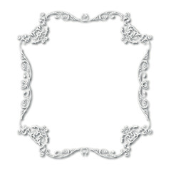 Frame, in the style of an ornament, Vector illustration eps 10, Art.	