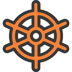 boat steering icon