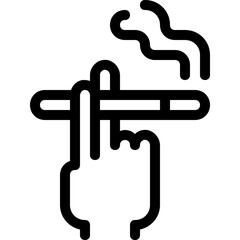 cigarette smoke icon