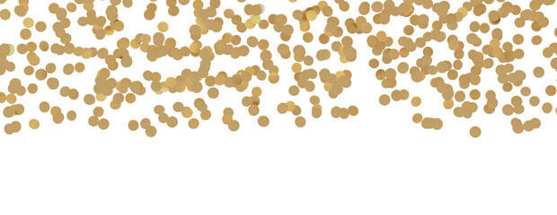 Gold Confetti Glitter Overlay