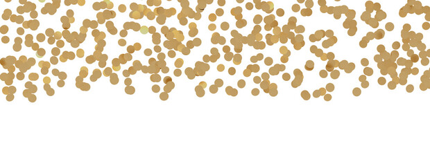 Gold Confetti Glitter Overlay