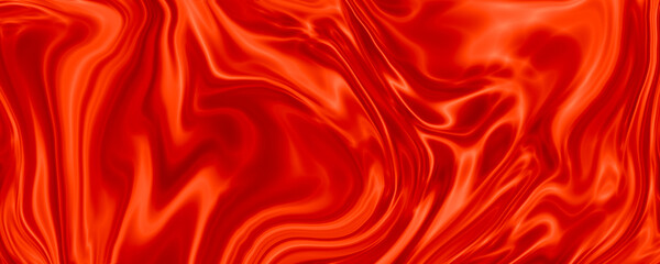 red silk fabric