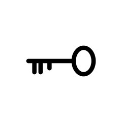 Key icon in trendy flat style isolated on background. Key icon page symbol for your web site design Key icon logo, app, UI. Key icon Vector illustration, EPS10.