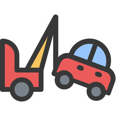 trailer car icon