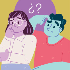 couple and difficult choice