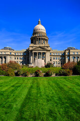 Idaho Capital Building with Blue Sky Columns Architecture