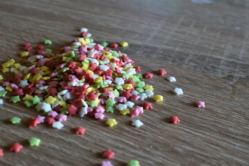 Colored sweets