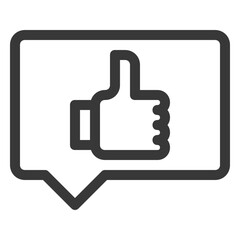 like feedback icon