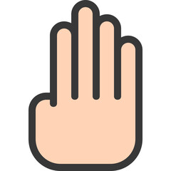 four gesture icon