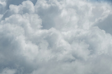 Cloudscape Background in Sunny Day With Blue Sky